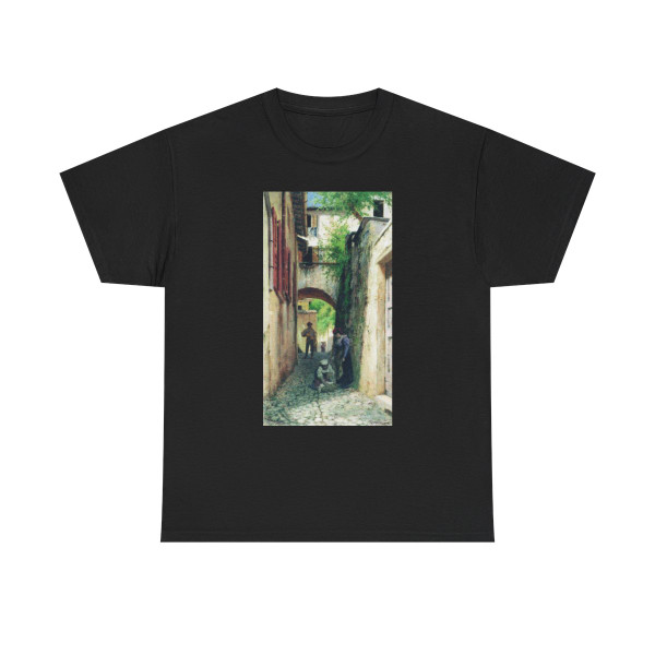 Fyodor Bronnikov (1827-1902) Street in Italy - 1890 - T-Shirt
