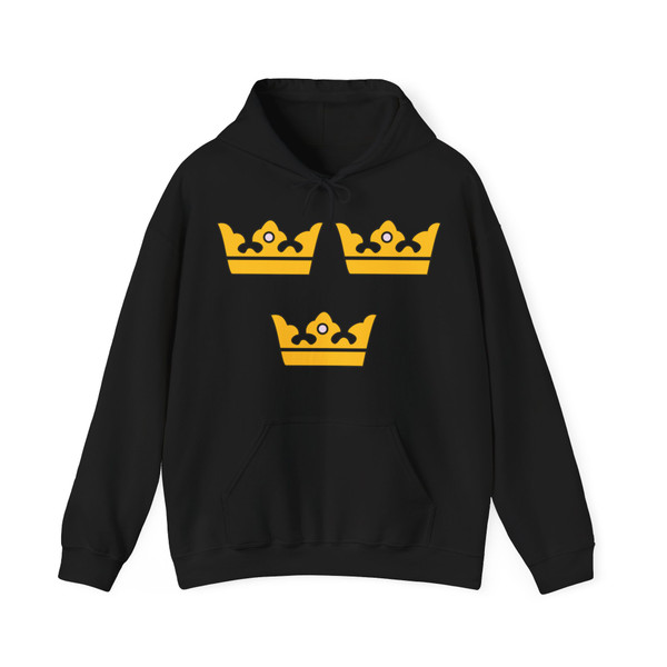 Sweden greater arms three crowns (Sweden) (Coat of Arms) Hoodie