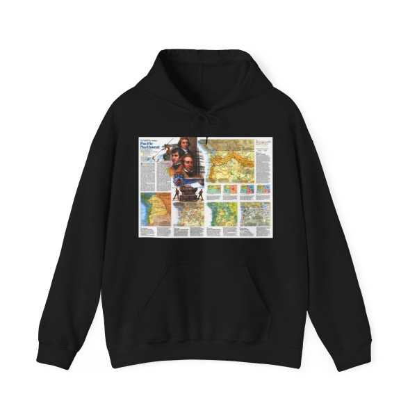 USA - Pacific Northwest 2 (1986) (Map) Hoodie