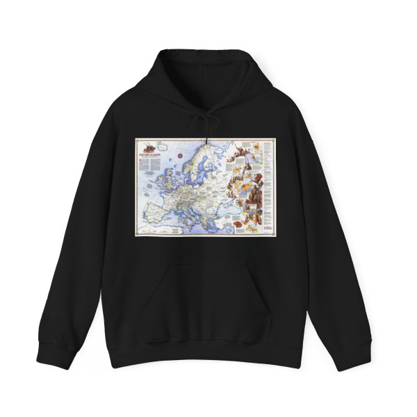 Europe - History The Major Turning Points (1983) (Map) Hoodie