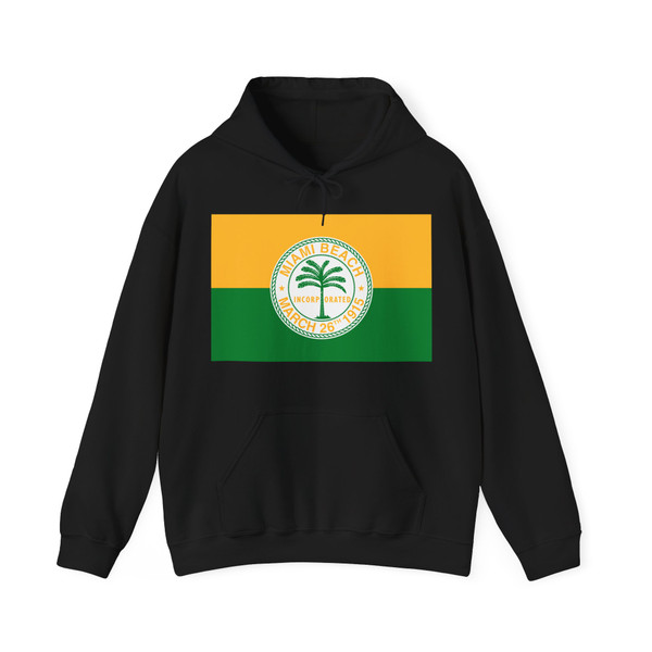 Flag of Miami Beach Florida (United States) Hoodie