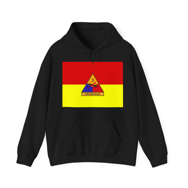 Flag of the United States Army 3rd Armored Division (United States) Hoodie