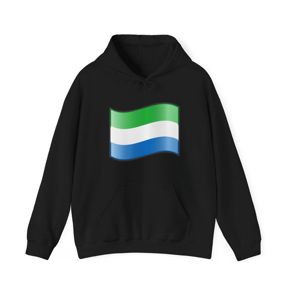 Nuvola Sierra Leonean flag (Sierra Leone) Hoodie