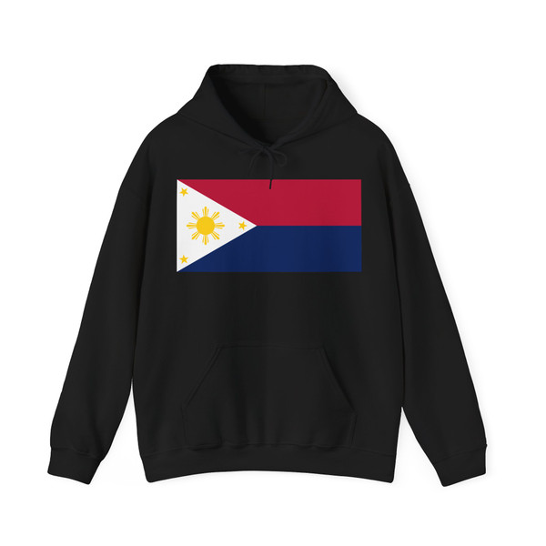 War Flag of the Philippines navy blue (Philippines) Hoodie