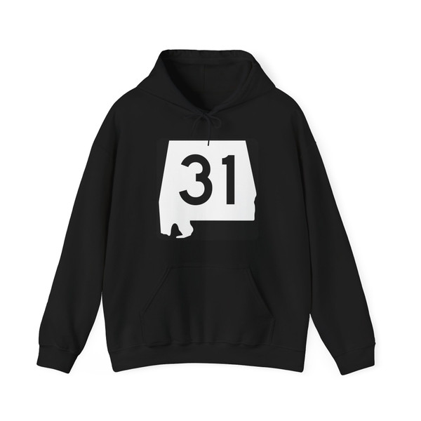 Alabama 31 (Alabama) (Road Sign) Hoodie