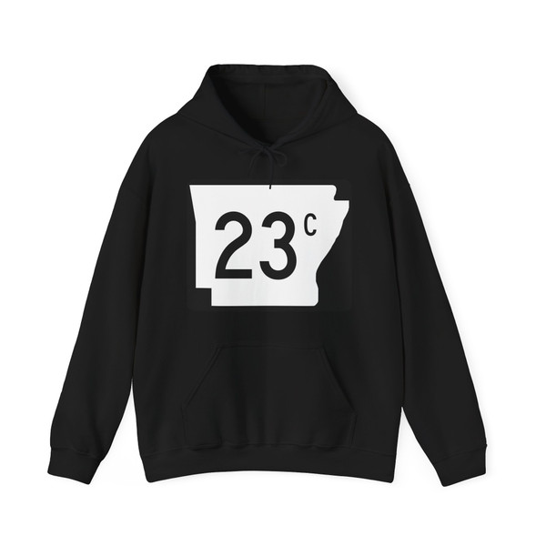 Arkansas 23C (Arkansas) (Road Sign) Hoodie