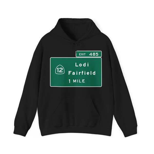 Caltrans Interchange Advance Guide Signs (California) (Road Sign) Hoodie