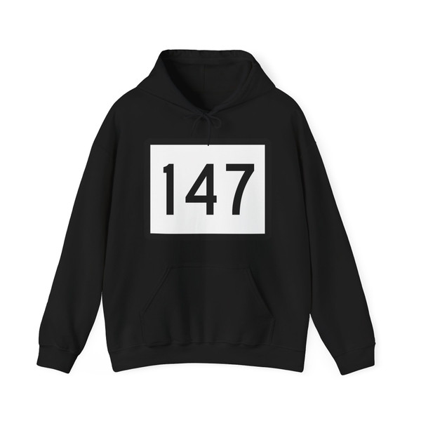 Connecticut Highway 147 wide (Connecticut) (Road Sign) Hoodie