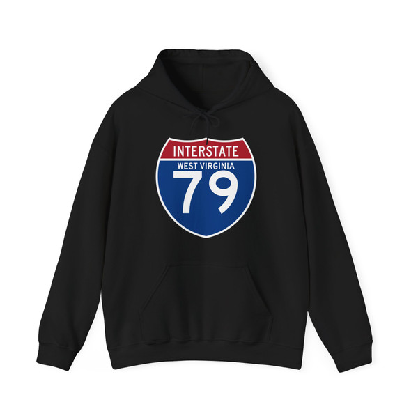 I-79 WV (Virginia) (Road Sign) Hoodie