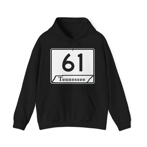Tennessee 61 (Tennessee) (Road Sign) Hoodie