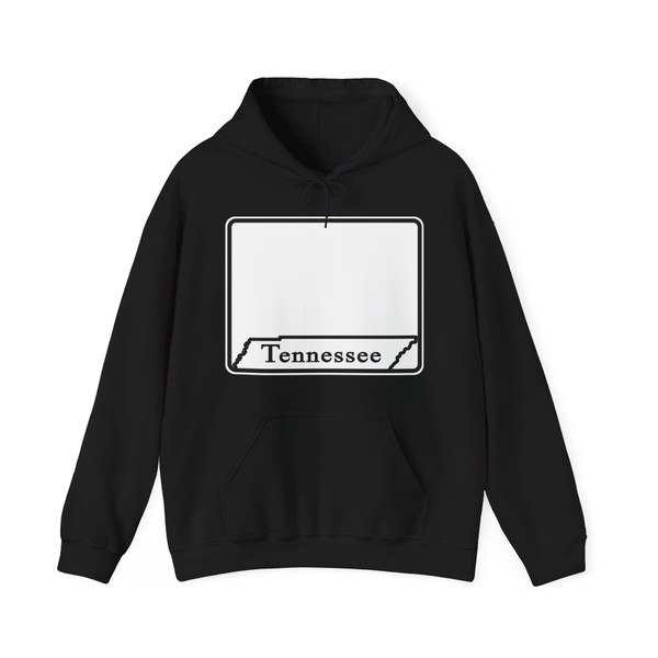 Tennessee blank (Tennessee) (Road Sign) Hoodie