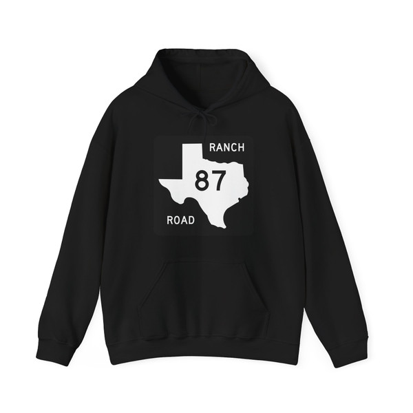 Texas RM 87 (Texas) (Road Sign) Hoodie