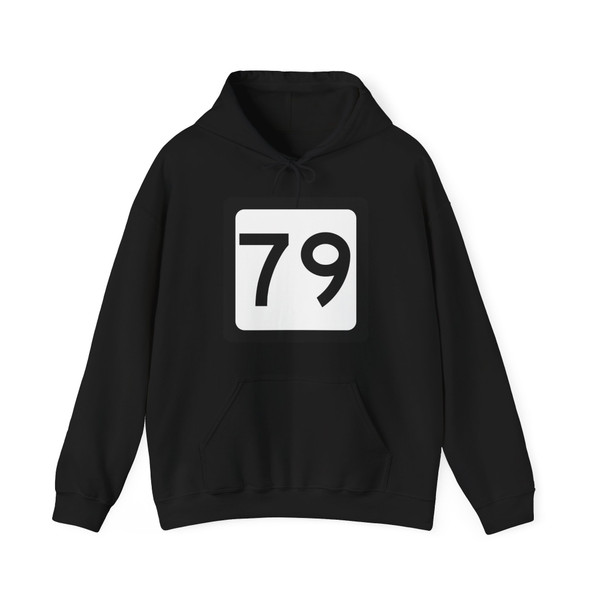 WV-79 (Virginia) (Road Sign) Hoodie