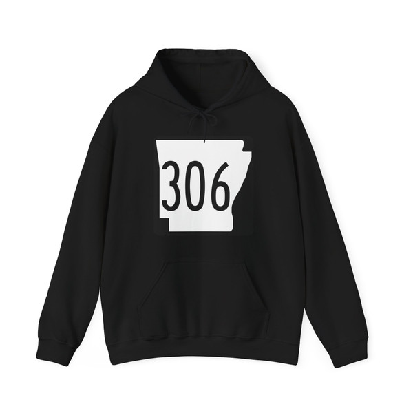 Arkansas 306 1970 (Arkansas) (Road Sign) Hoodie