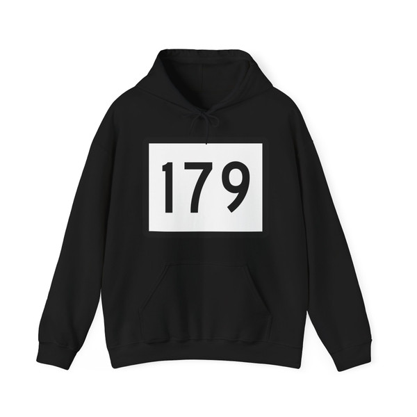 Connecticut Highway 179 wide (Connecticut) (Road Sign) Hoodie