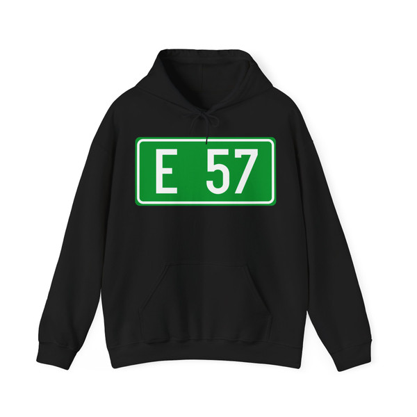 E57-HR (Croatia) (Road Sign) Hoodie