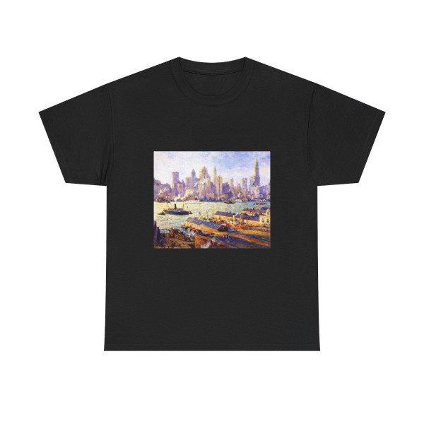Colin Campbell Cooper (1856-1937) New York from Brooklyn - c1910 - T-Shirt