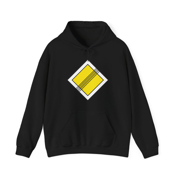 Estonia road sign 212 (Estonia) (Road Sign) Hoodie