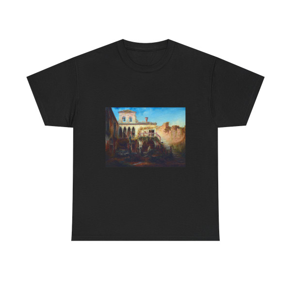 Bernhard H Fiedler (1816-1904) Cloister in Venice - oil on canvas - 1844 - T-Shirt