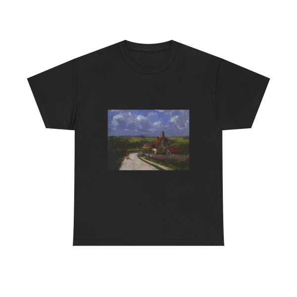 Campbell A Mellon (1876-1955) Going to the Village - Oil on Panel - T-Shirt