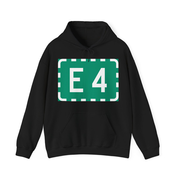 Finland road sign F35-1-4 (Finland) (Road Sign) Hoodie
