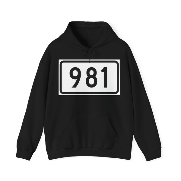 Finland road sign F31-981 (Finland) (Road Sign) Hoodie