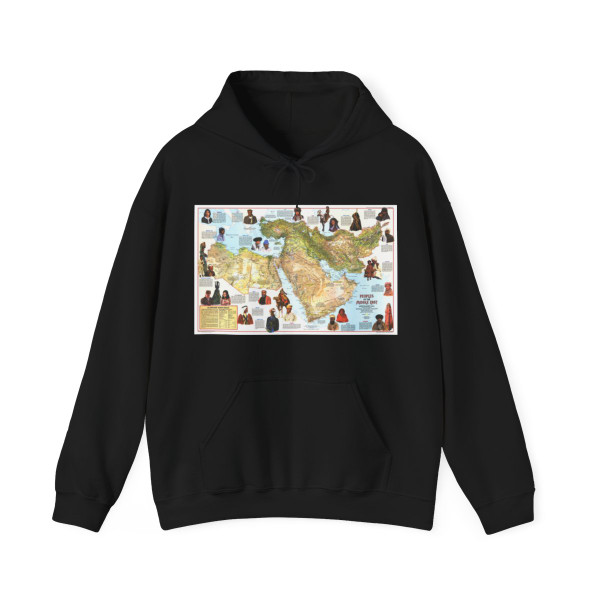 Middle East - The Peoples 1 (1972) (Map) Hoodie