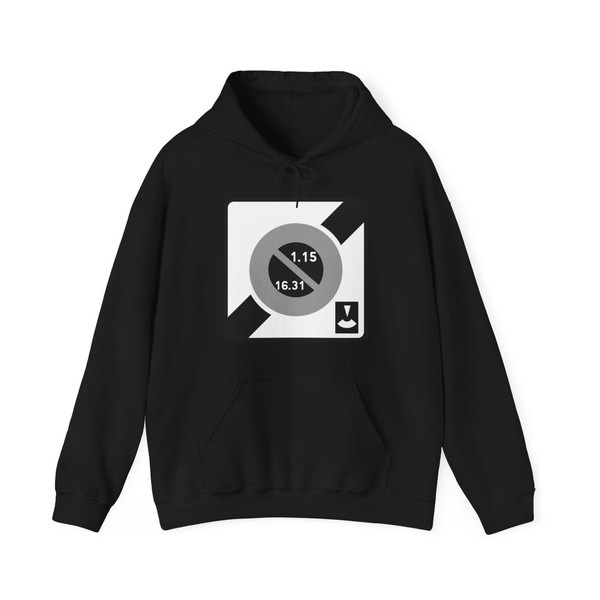 France road sign B50e (France) (Road Sign) Hoodie