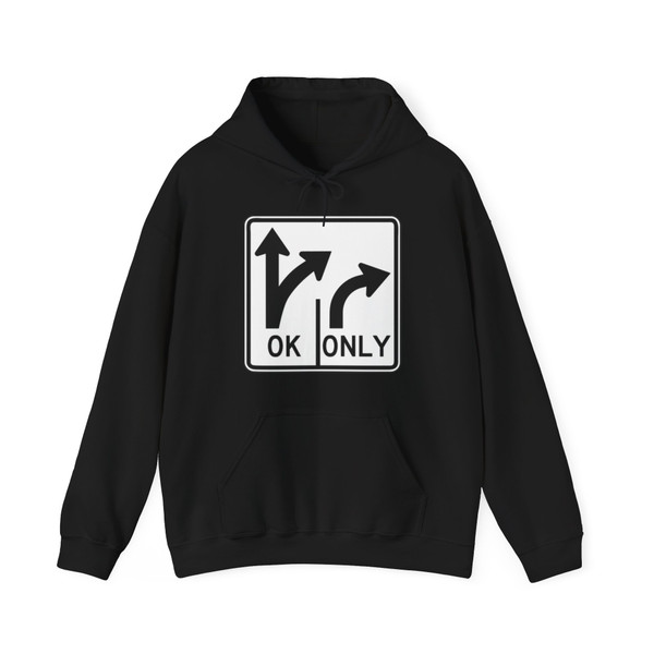 MUTCD R3-8R OK (United States) (Road Sign) Hoodie