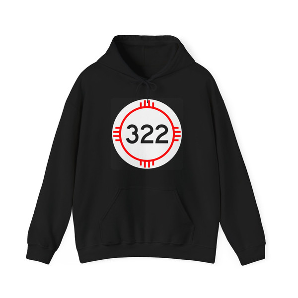 New Mexico 322 (New Mexico) (Road Sign) Hoodie