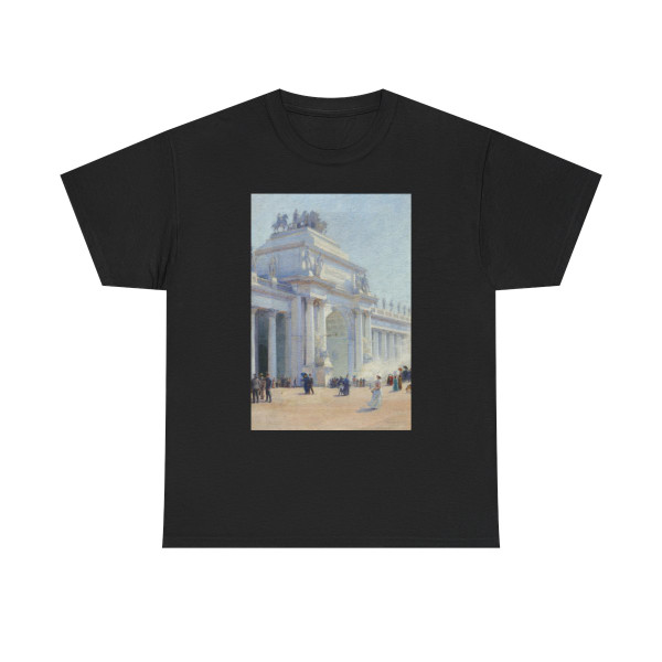 Charles Courtney Curran (1861-1942) The Water Gate, World's Columbian Exposition, Chicago - oil on canva-0 - T-Shirt