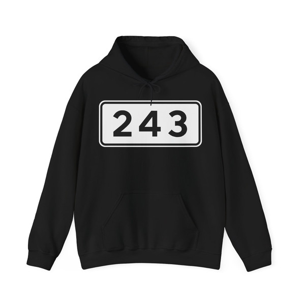S243-DK (Denmark) (Road Sign) Hoodie