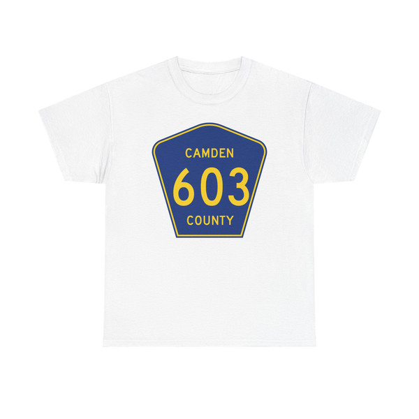Camden County 603 (New Jersey) (Road Sign) T-Shirt