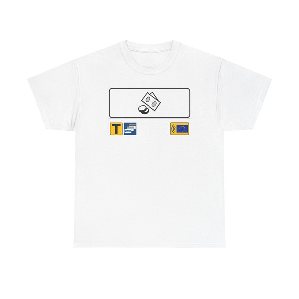 Cartello cassa automatica  telepedaggio - Italia (Italy) (Road Sign) T-Shirt