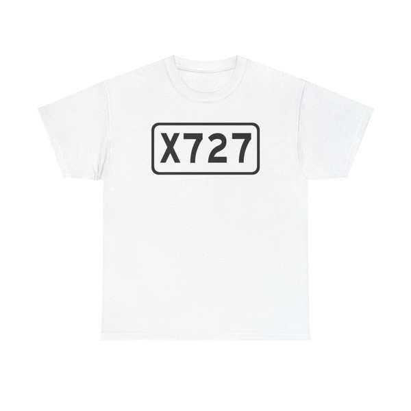 China County Road X727 (China) (Road Sign) T-Shirt