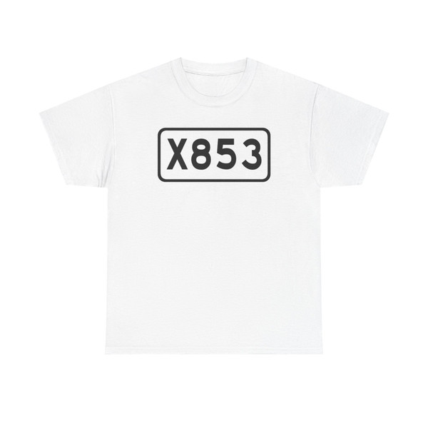 China County Road X853 (China) (Road Sign) T-Shirt