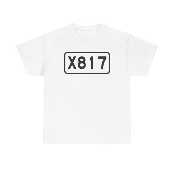China County Road X817 (China) (Road Sign) T-Shirt
