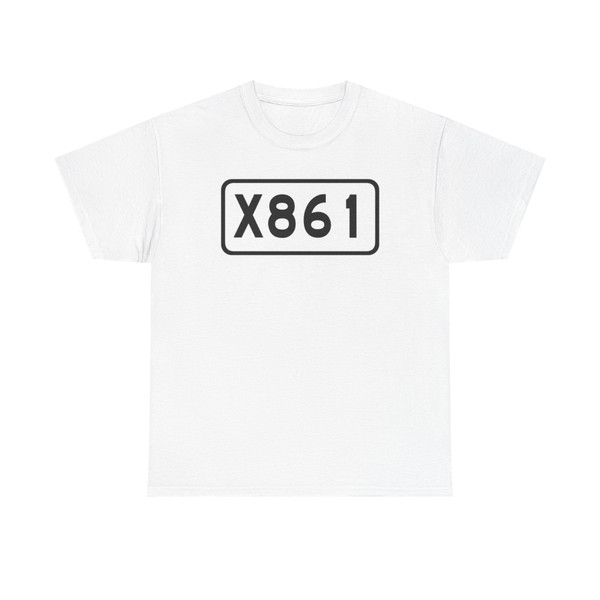 China County Road X861 (China) (Road Sign) T-Shirt