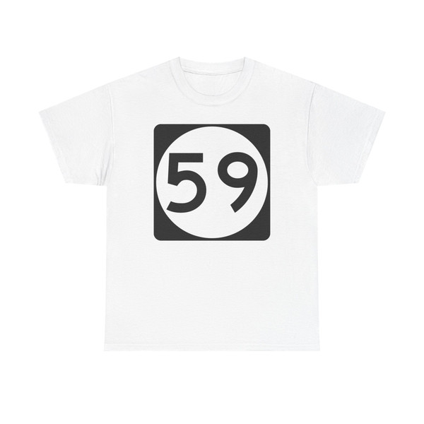 Circle sign 59 (United States) (Road Sign) T-Shirt