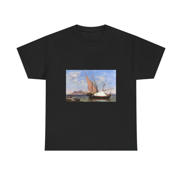 Edward William Cooke (1811-1880) Vesuvius, Catalan and Paranzella - Oil on canvas 1847 - T-Shirt