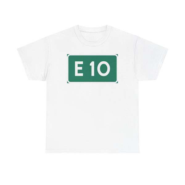 E10 Sverige (Sweden) (Road Sign) T-Shirt