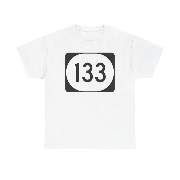 Elongated circle 133 (United States) (Road Sign) T-Shirt