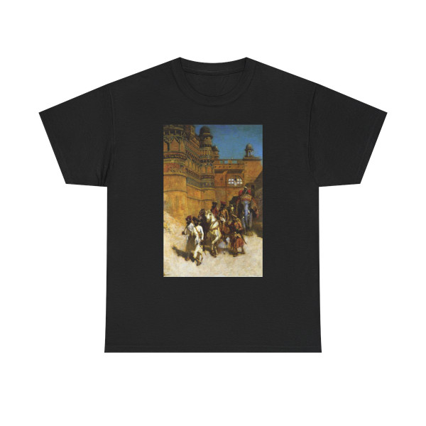 Edwin Lord Weeks (1849-1903) The Maharahaj of Gwalior Before His Palace - Oil on canvas c1887 - T-Shirt