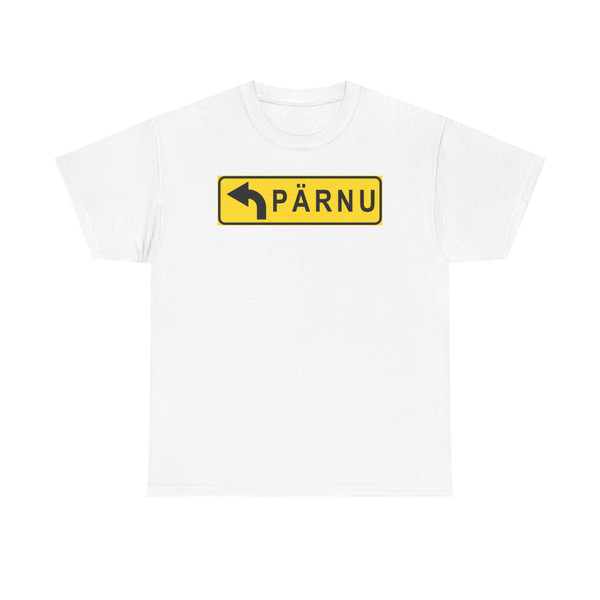 Estonia road sign 677d (Estonia) (Road Sign) T-Shirt