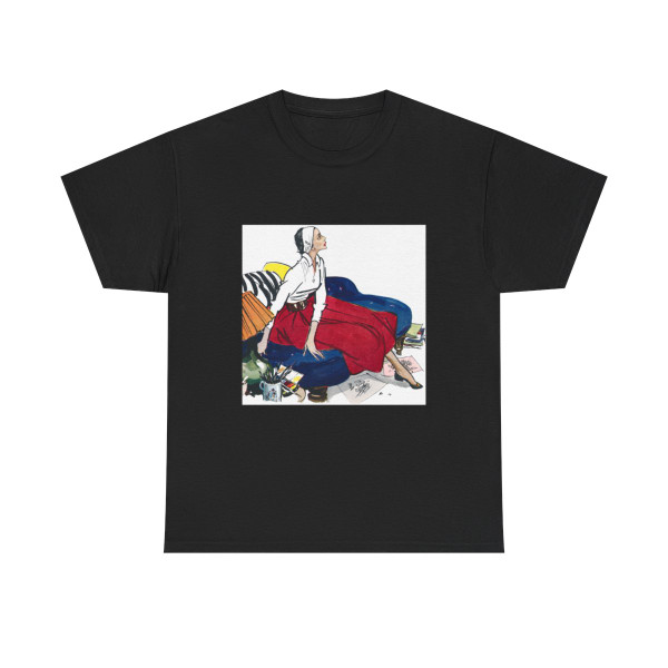 Circle Of Suspicion by Marjorie Bremner (2), Homes & Gardens magazine, 1955 - T-Shirt