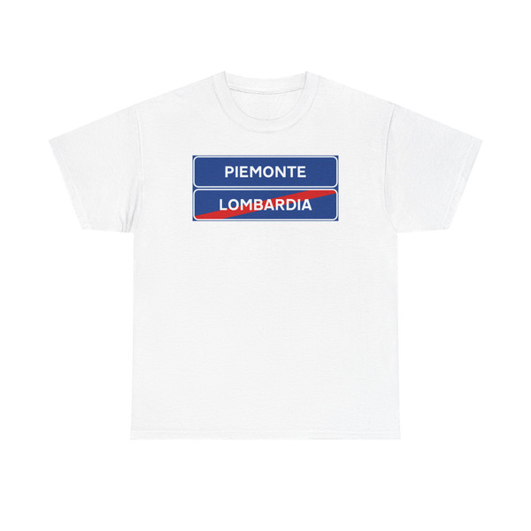 Italian traffic signs - segnale di inizio e fine regione figura II 275 (Italy) (Road Sign) T-Shirt