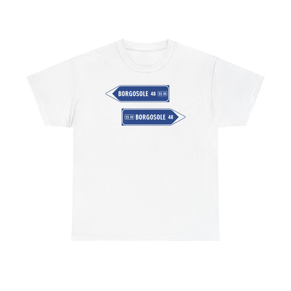 Italian traffic signs - segnale di direzione extraurbano figura II 249 (Italy) (Road Sign) T-Shirt