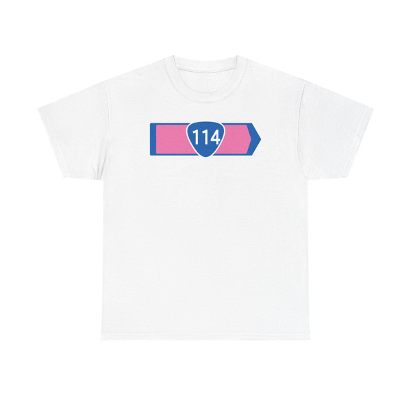 Japanese Road sign 118-B 0114 (Japan) (Road Sign) T-Shirt