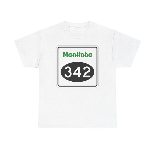 Manitoba secondary 342 (Canada) (Road Sign) T-Shirt