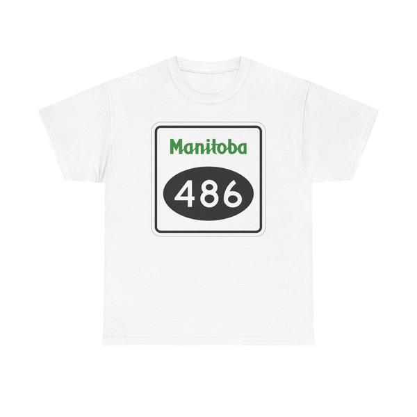 Manitoba secondary 486 (Canada) (Road Sign) T-Shirt